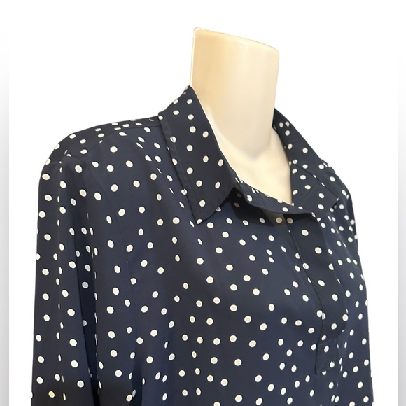 Fun2fun Long‎ Sleeve Polkadot Blouse - Picture 4 of 10
